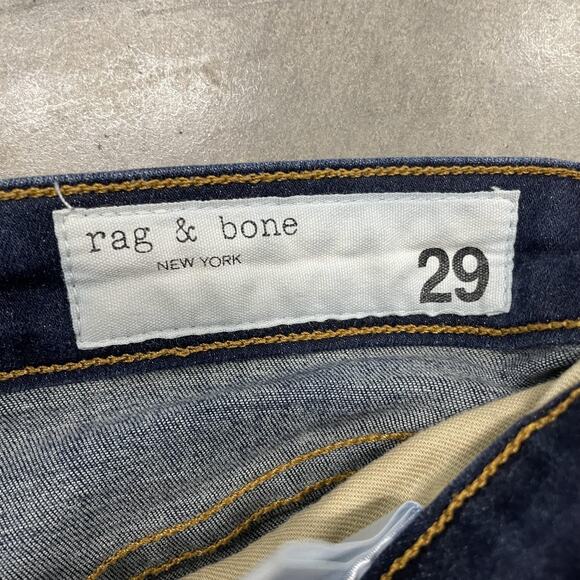 rag & bone Jeans Womens 29 Dark Wash Nina High Rise Ankle Skinny Denim Pants - Picture 3 of 7